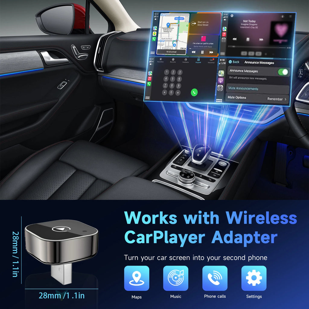 2 in 1 Wireless Carplay Adapter