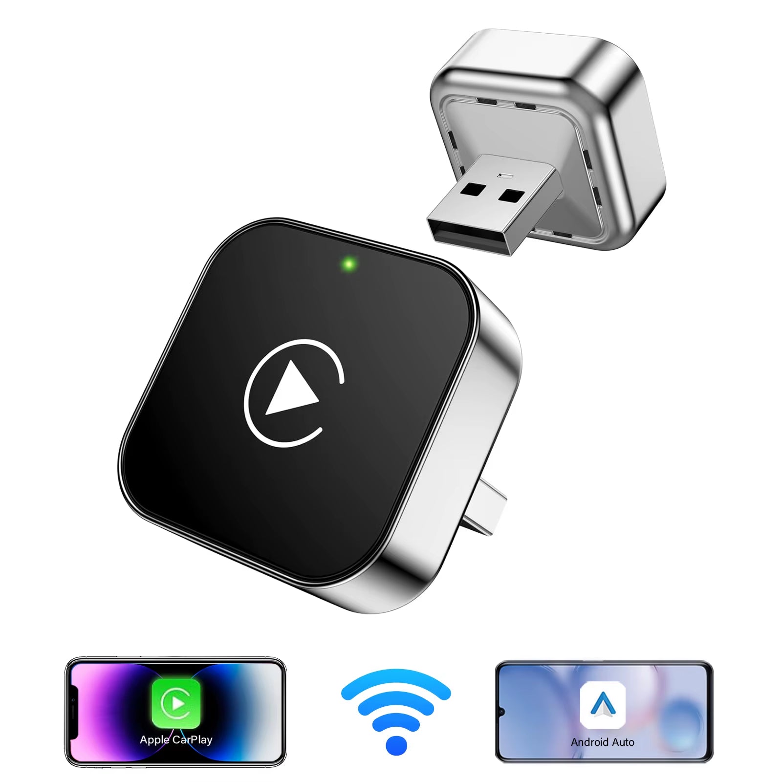 2 in 1 Wireless Carplay Adapter