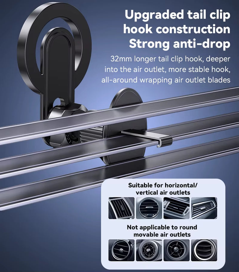 Magnetic Phone Holder Car Air Vent Mount 360 Rotataion for Magsafe