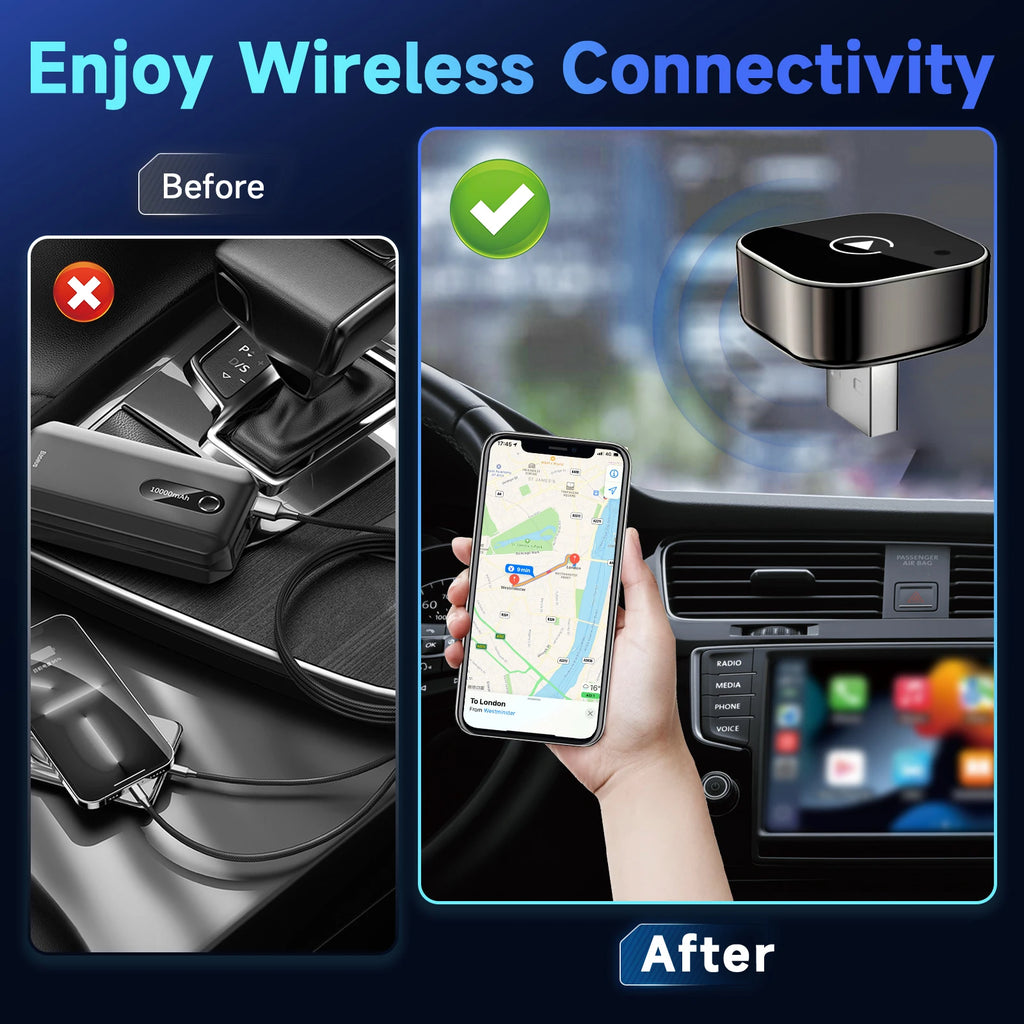2 in 1 Wireless Carplay Adapter